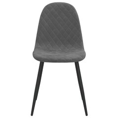 Ruokailuhuoneen tuolit, 6 kpl, tummanharmaa hinta ja tiedot | Ruokapöydän tuolit | hobbyhall.fi