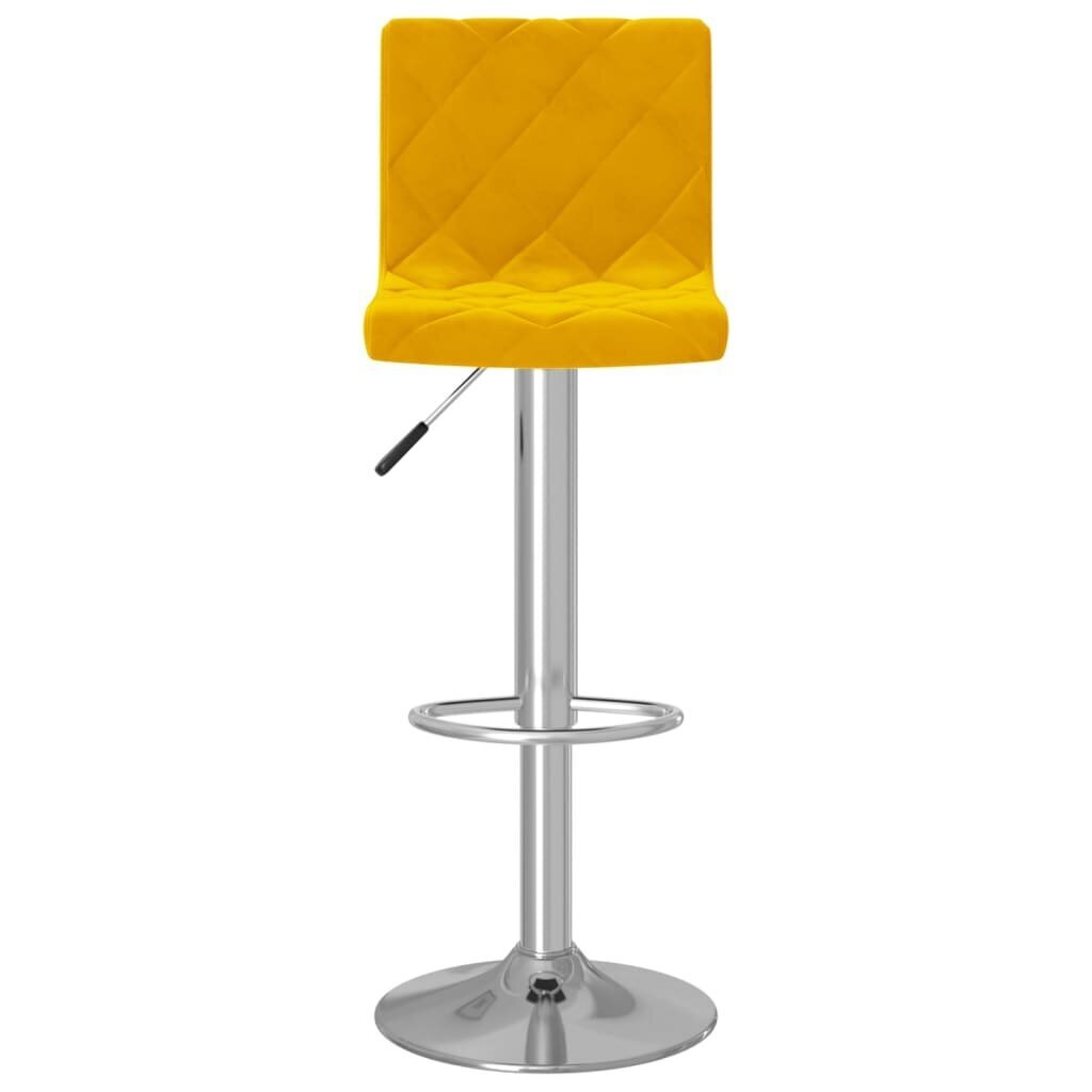 Baarituolit, 40x43x111 cm, keltainen, 2 kpl hinta ja tiedot | Ruokapöydän tuolit | hobbyhall.fi