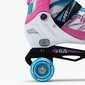 Säädettävät rullaluistimet Fila Quad Joy Girl, 35-38, pinkki hinta ja tiedot | Rullaluistimet | hobbyhall.fi