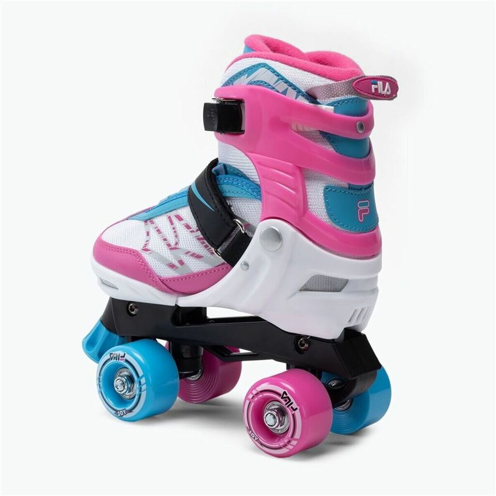 Säädettävät rullaluistimet Fila Quad Joy Girl, 35-38, pinkki hinta ja tiedot | Rullaluistimet | hobbyhall.fi