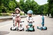 Skootteri - kolmipyörä Scoot & Aja 2in1, sininen hinta ja tiedot | Potkulaudat | hobbyhall.fi