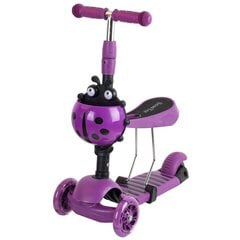 tasapainoskootteri - enero beverly balance, 3in1, violetti hinta ja tiedot | Potkulaudat | hobbyhall.fi