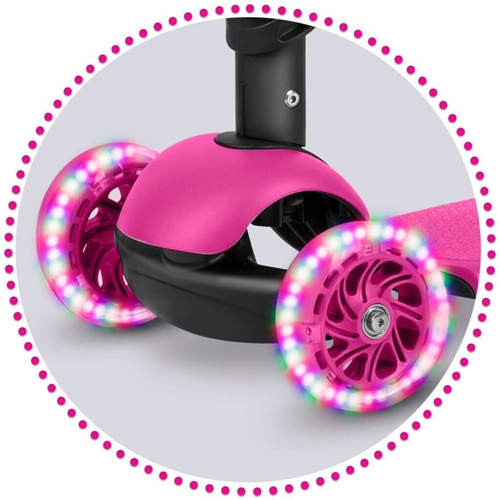 Lasten skootteri RICOKIDS Buggy, pinkki hinta ja tiedot | Potkulaudat | hobbyhall.fi