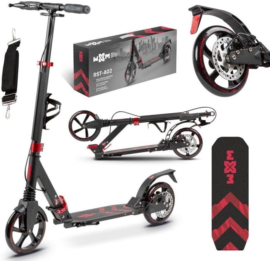 WXM Urban Scooter RST-A02-punaisen levyn jarrulla hinta ja tiedot | Potkulaudat | hobbyhall.fi