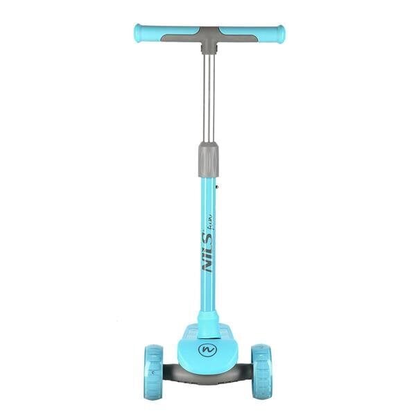 Lasten skootteri NILS FUN HLB09 Turquoise Scooter, sininen hinta ja tiedot | Potkulaudat | hobbyhall.fi