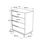 Dresser On17-W hinta ja tiedot | Lipastot | hobbyhall.fi