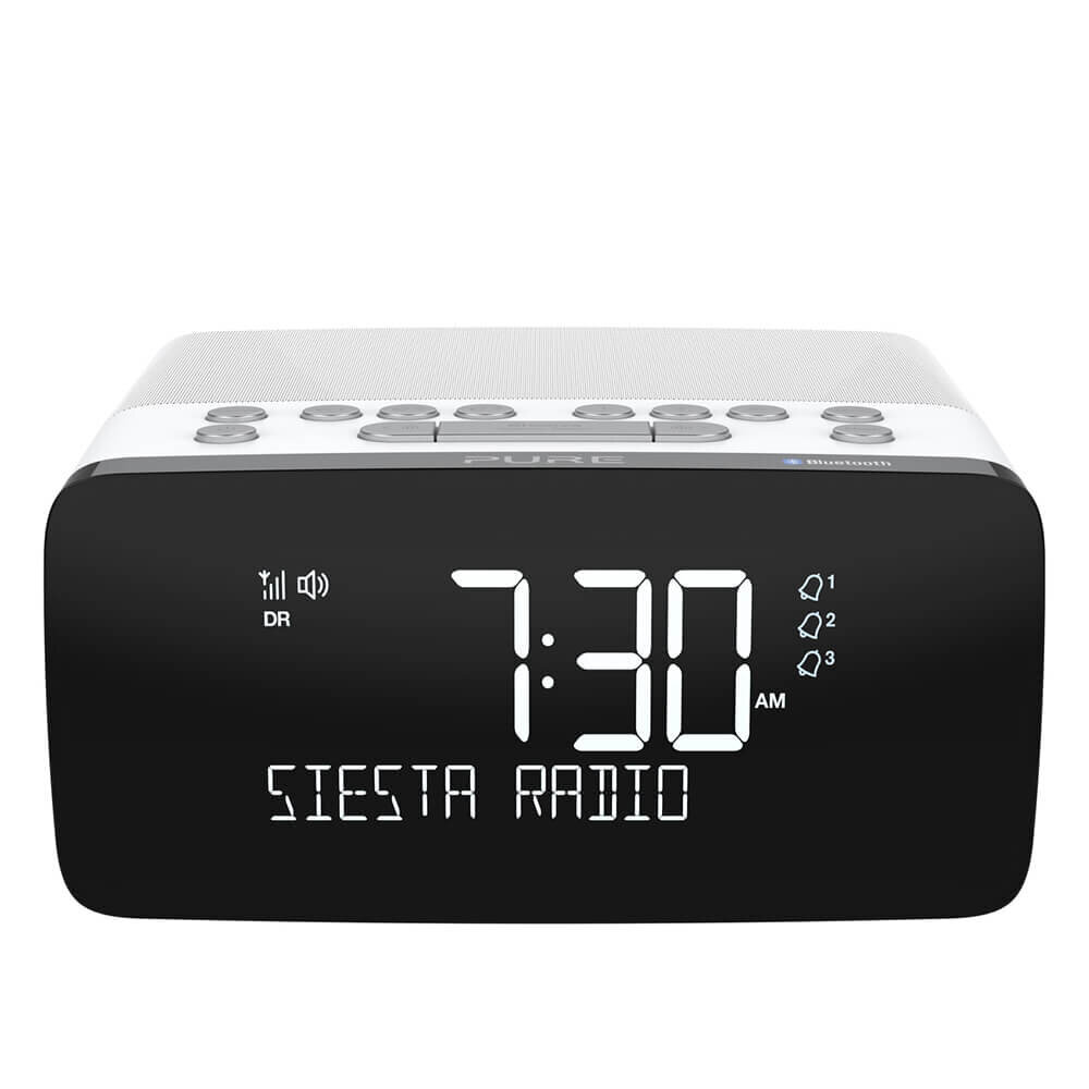 PURE FM/DAB/DAB+ Siesta Charge Kelloradio Polar hinta ja tiedot | Kelloradiot ja herätyskellot | hobbyhall.fi