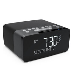 PURE FM/DAB/DAB+ Siesta Charge Kelloradio Grafit hinta ja tiedot | Kelloradiot ja herätyskellot | hobbyhall.fi