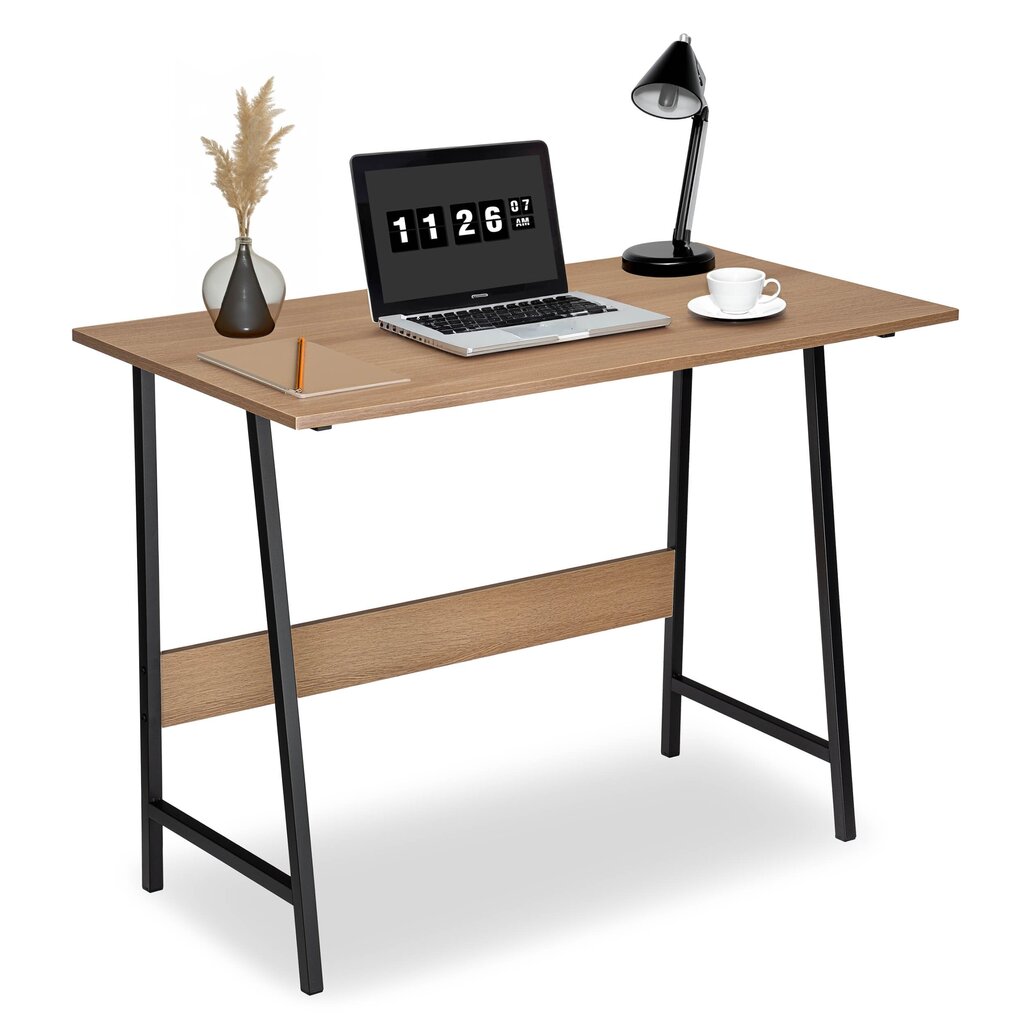 kirjoituspöytä - skagen, ruskea hinta ja tiedot | Tietokonepöydät ja työpöydät | hobbyhall.fi