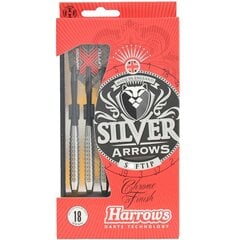 Darts HARROWS Silver Arrow pehmeillä kärjillä 18 g hinta ja tiedot | Darts | hobbyhall.fi