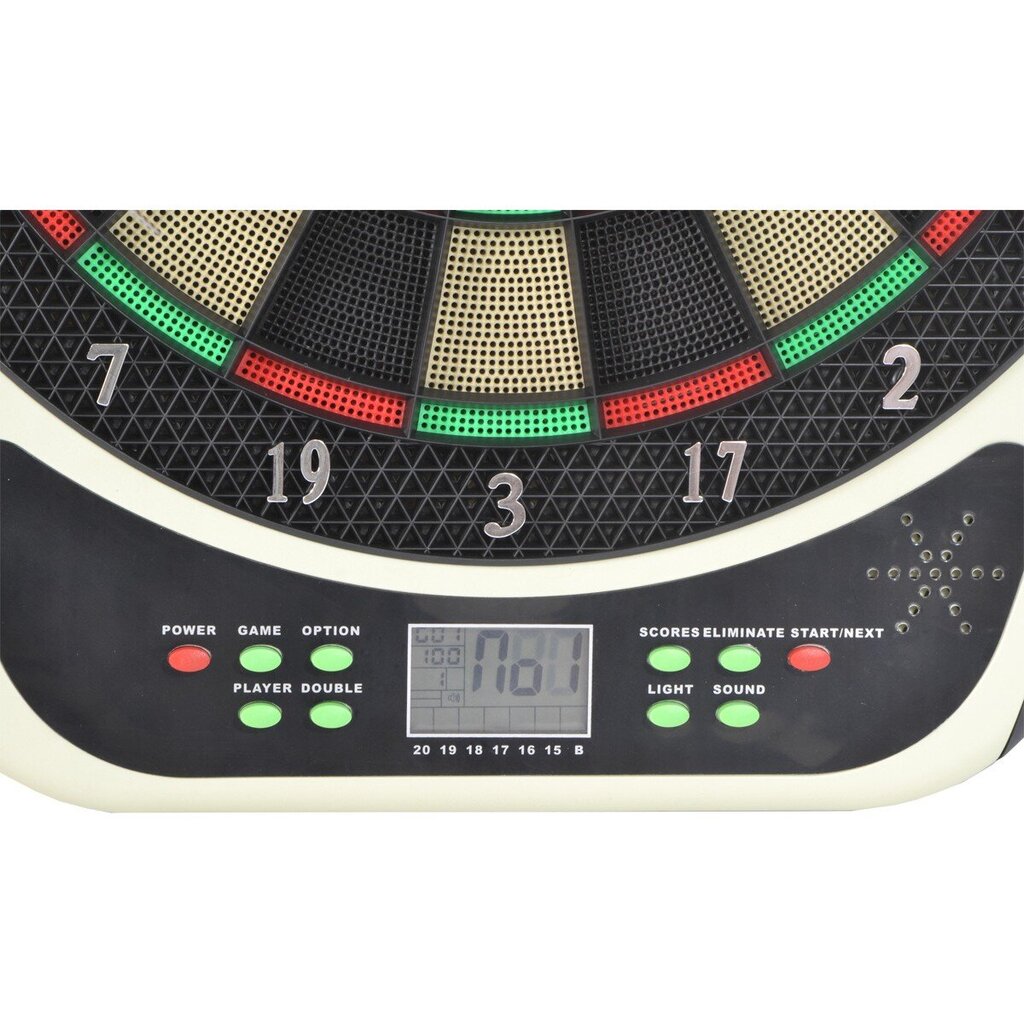 elektroninen tikkataulu virtalähteellä - enero, 50 cm hinta ja tiedot | Darts | hobbyhall.fi