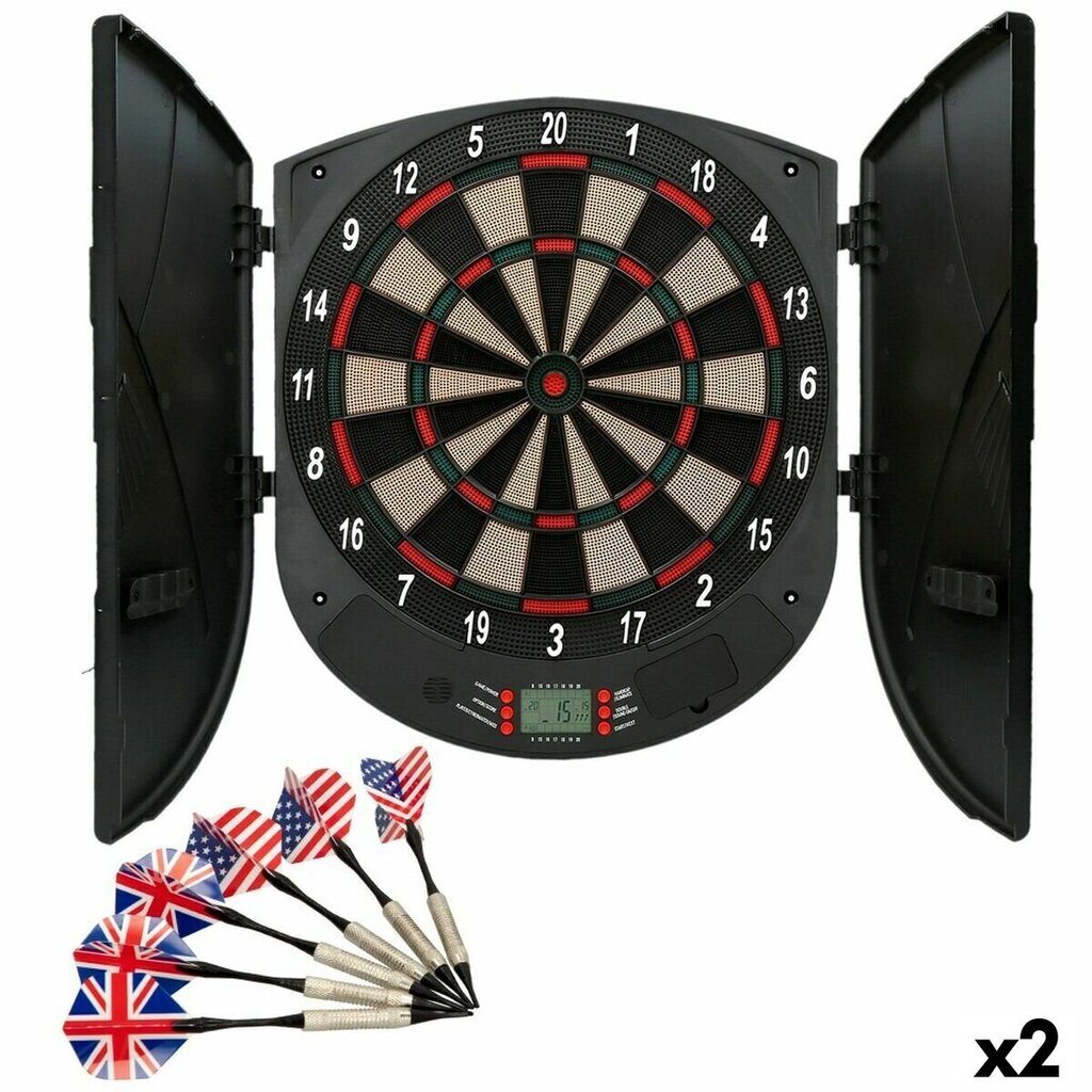 Aktiiviset elektroniset tikat, 45x50x4,5 cm, 2 kpl. hinta ja tiedot | Darts | hobbyhall.fi