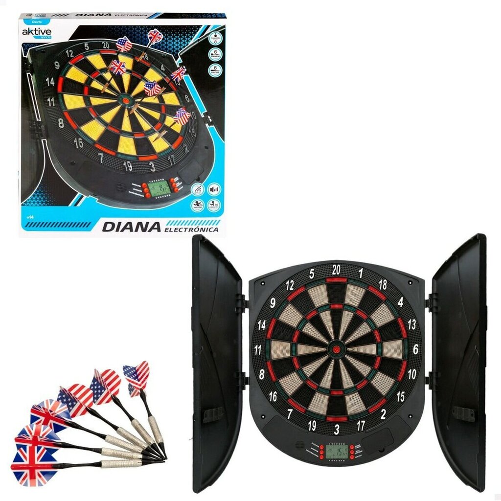 Aktiiviset elektroniset tikat, 45x50x4,5 cm, 2 kpl. hinta ja tiedot | Darts | hobbyhall.fi