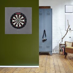 Relaxdays Dart Panel -suojarengas "R6", seinäsuojaus 45 cm: n tikkataululle, Eva, Darts Ausfängring HBT: 71 x 71 x 3 cm, harmaa hinta ja tiedot | DartPro Urheiluvälineet | hobbyhall.fi