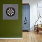 Relaxdays Dart Panel -suojarengas "R6", seinäsuojaus 45 cm: n tikkataululle, Eva, Darts Ausfängring HBT: 71 x 71 x 3 cm, harmaa hinta ja tiedot | Darts | hobbyhall.fi