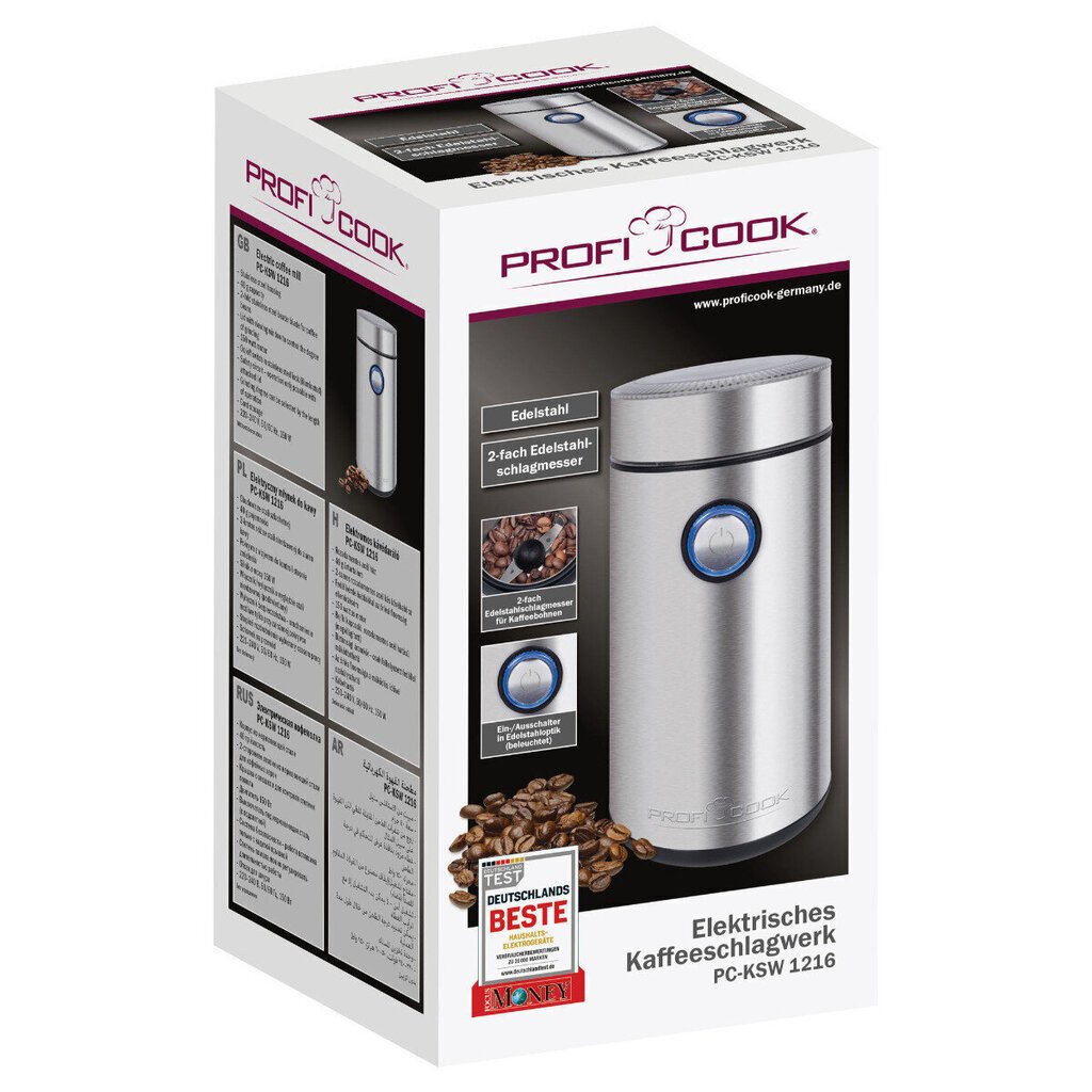 Proficook PCKSW1216 hinta ja tiedot | Kahvimyllyt | hobbyhall.fi