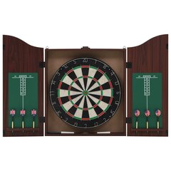 vidaXL Ammattilaistasoinen sisalinen tikkataulu kaapilla ja 6 tikkaa hinta ja tiedot | Darts | hobbyhall.fi