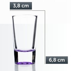 Vodka Shot Glass 28 ml Värikäs 12 kpl hinta ja tiedot | Lasit, mukit ja kannut | hobbyhall.fi