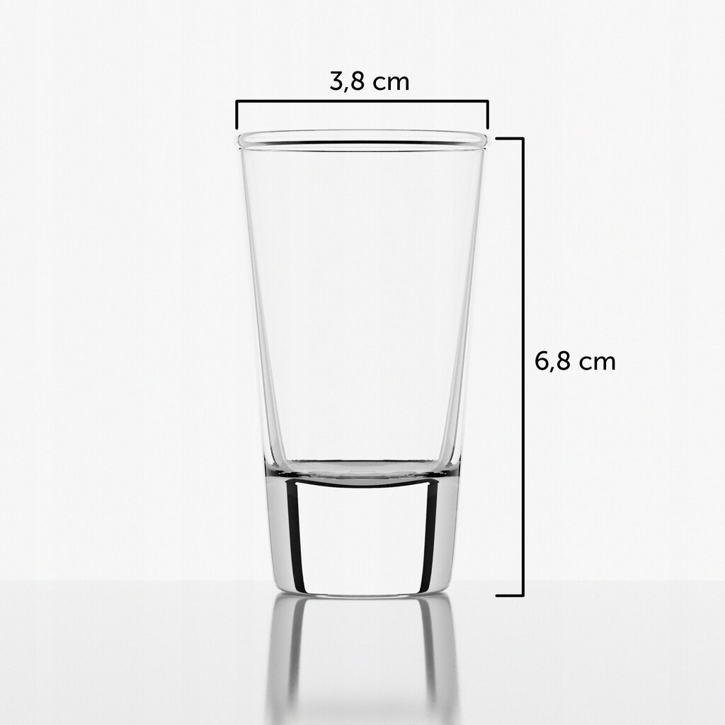 Vodka Shot lasit 28ml 12kpl värikäs lasisarja hinta ja tiedot | Lasit, mukit ja kannut | hobbyhall.fi