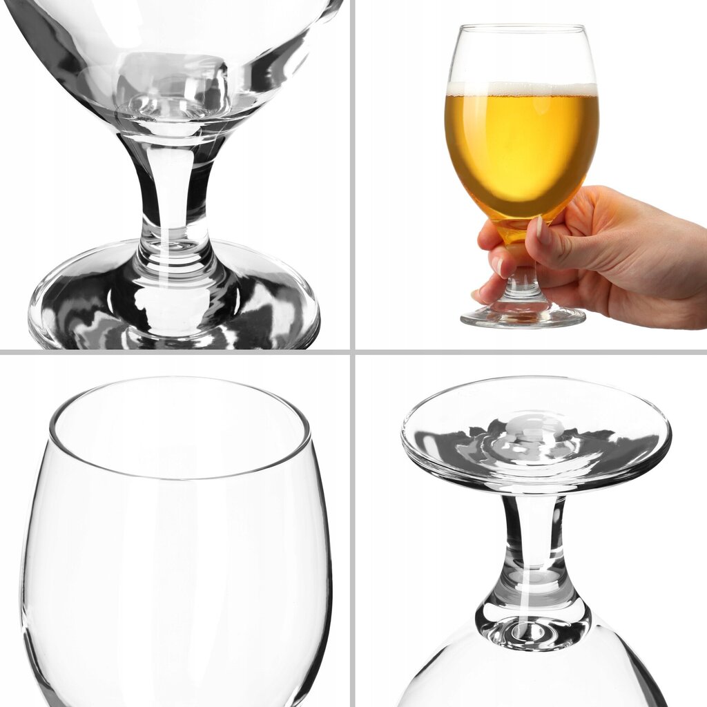 Show Beer Mug Glass Goblet Glass 400ml hinta ja tiedot | Lasit, mukit ja kannut | hobbyhall.fi