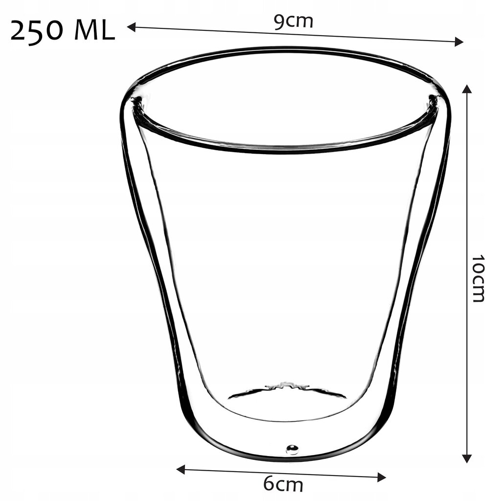 Lämpölasisarja, juomalasi, 2 kpl hinta ja tiedot | Lasit, mukit ja kannut | hobbyhall.fi