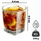 4x lasia 270 ml viskijuomalle -setti hinta ja tiedot | Lasit, mukit ja kannut | hobbyhall.fi