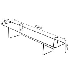 Ripustin parvekelaatikolle, kukkaruukkuille 80cm hinta ja tiedot | Kukkalaatikot | hobbyhall.fi