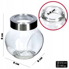 Maustesäiliö 210 ml Glass Herb Jar hinta ja tiedot | Keittiövälineet | hobbyhall.fi