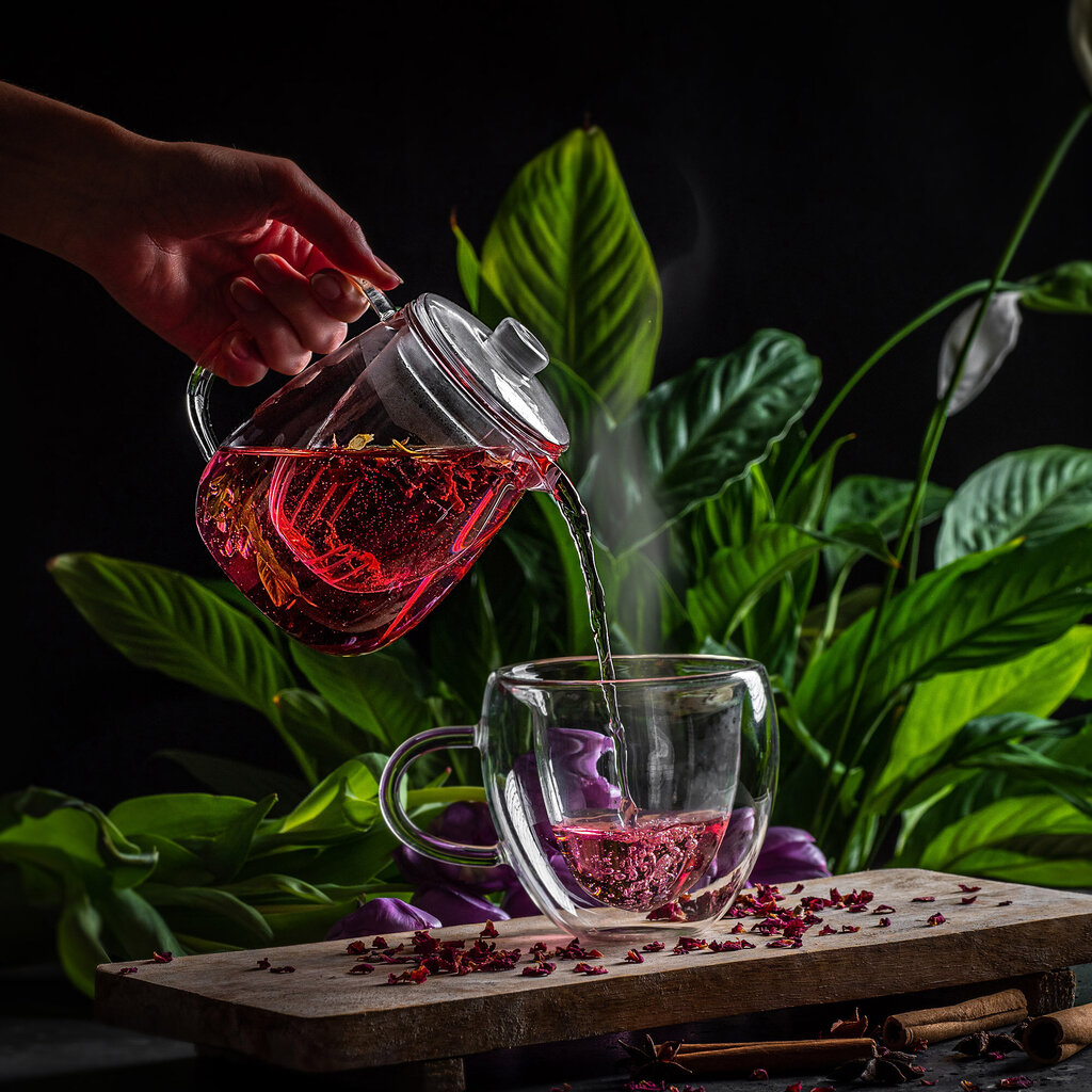 Lasinen teekannu, 600 ml yrtti-infuuser-sisäke, jossa infusori hinta ja tiedot | Lasit, mukit ja kannut | hobbyhall.fi