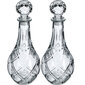 2x Whiskey Alcohol Decanter Crystal 0,8L lasipullo korkilla hinta ja tiedot | Lasit, mukit ja kannut | hobbyhall.fi