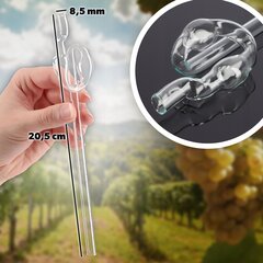 Wine Carboy 20 litraa Wine Balloon Tube Cork In Basket Set hinta ja tiedot | Lasit, mukit ja kannut | hobbyhall.fi