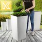 Kukkaruukun sisäosa 39x75cm korkea valkoinen hinta ja tiedot | Kukkalaatikot | hobbyhall.fi