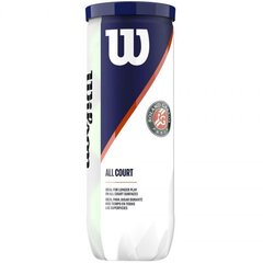 Ulkotennispallot Wilson Roland Garros WRT126400, 3 kpl. hinta ja tiedot | Tennisvälineet | hobbyhall.fi