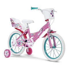 Lasten polkupyörä Toimsa Minnie Huffy, 16", pinkki hinta ja tiedot | Polkupyörät | hobbyhall.fi