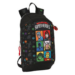 Vapaa-ajan reppu The Avengers Super Heroes, 10 l, musta hinta ja tiedot | Urheilukassit ja reput | hobbyhall.fi