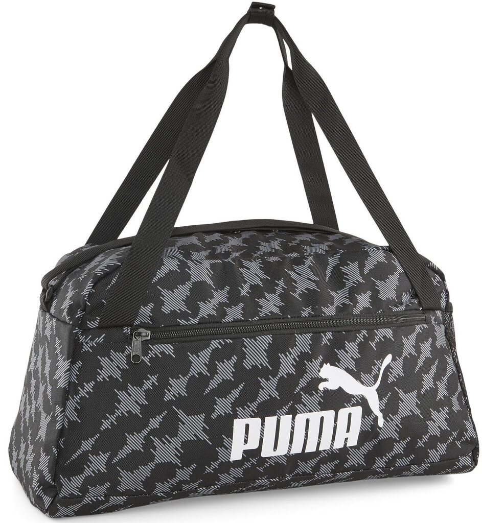 Puma Urheilulaukku Phase Aop Sports Bag Grey Black 079950 01 079950 01 hinta ja tiedot | Urheilukassit ja reput | hobbyhall.fi