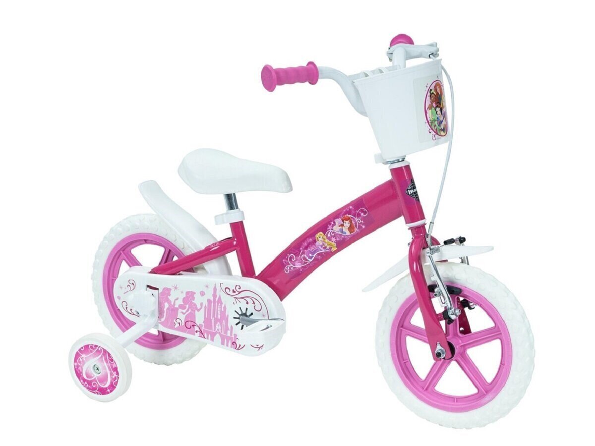 Lasten polkupyörä 12 Huffy, pinkki hinta ja tiedot | Polkupyörät | hobbyhall.fi