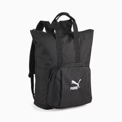 Pum seljakott Tote Backpack 45cm 090574*01, musta/valkoinen hinta ja tiedot | Urheilukassit ja reput | hobbyhall.fi