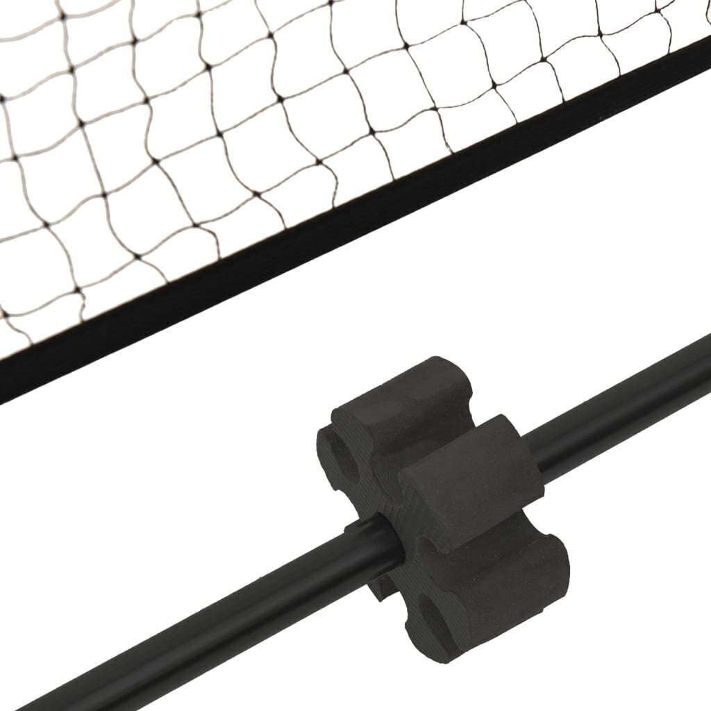 vidaXL Tennisverkko musta ja punainen 600x100x87 cm polyesteri hinta ja tiedot | Tennisvälineet | hobbyhall.fi