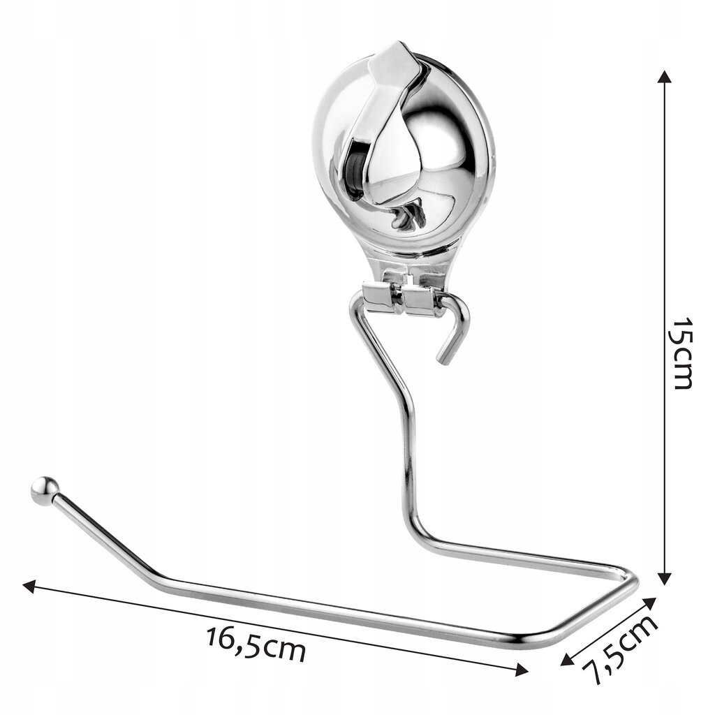 Kätevä wc-paperiripustin imukupilla hinta ja tiedot | Kylpyhuoneen sisustus | hobbyhall.fi