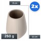 2x beige hammasharjasäiliökuppi hinta ja tiedot | Kylpyhuoneen sisustus | hobbyhall.fi