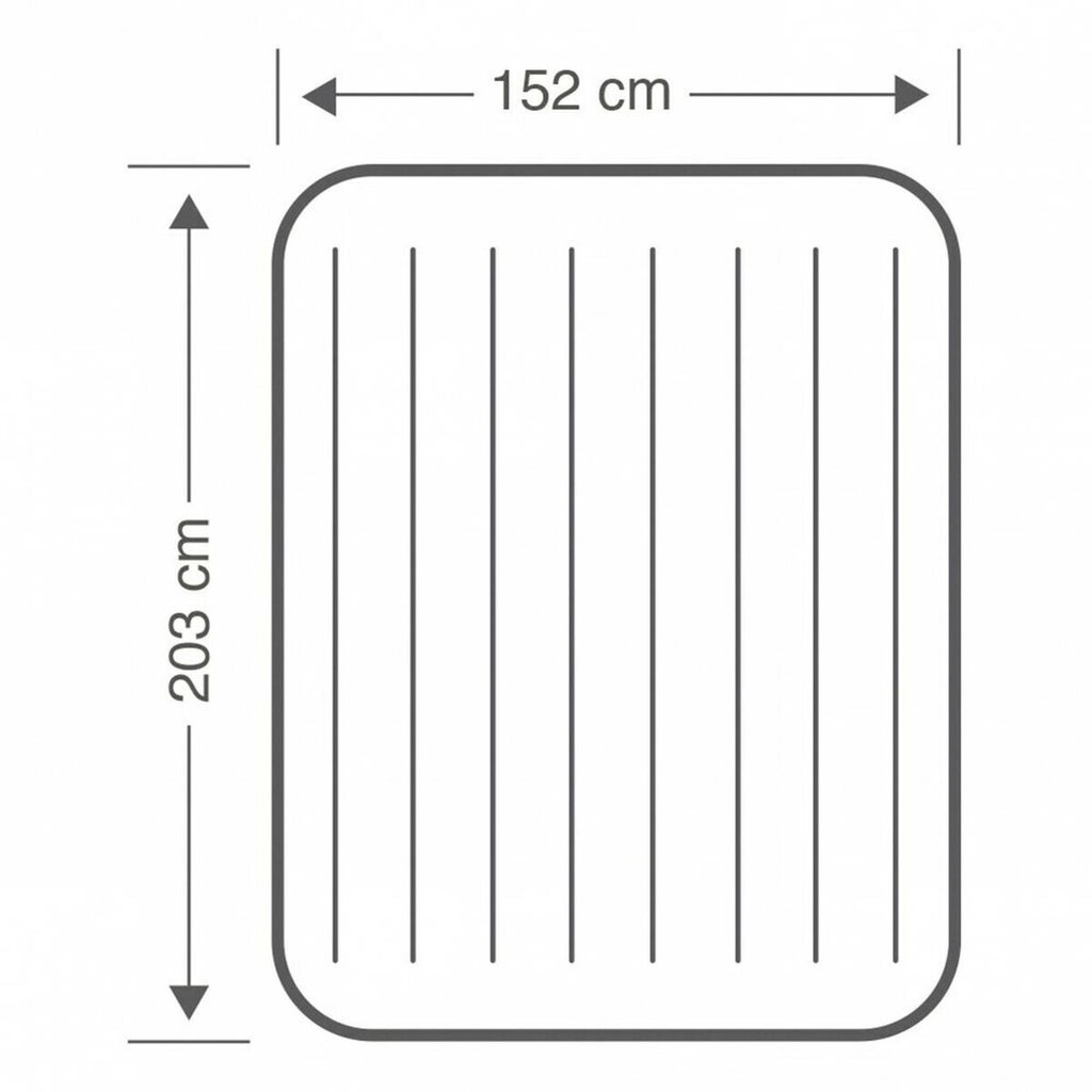 Ilmatäytteinen patja Intex, 152x25x203 cm hinta ja tiedot | Ilmapatjat | hobbyhall.fi