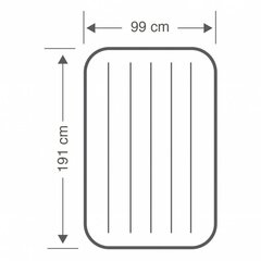 Ilmatäytteinen patja Intex, 99x25x191 cm hinta ja tiedot | Ilmapatjat | hobbyhall.fi