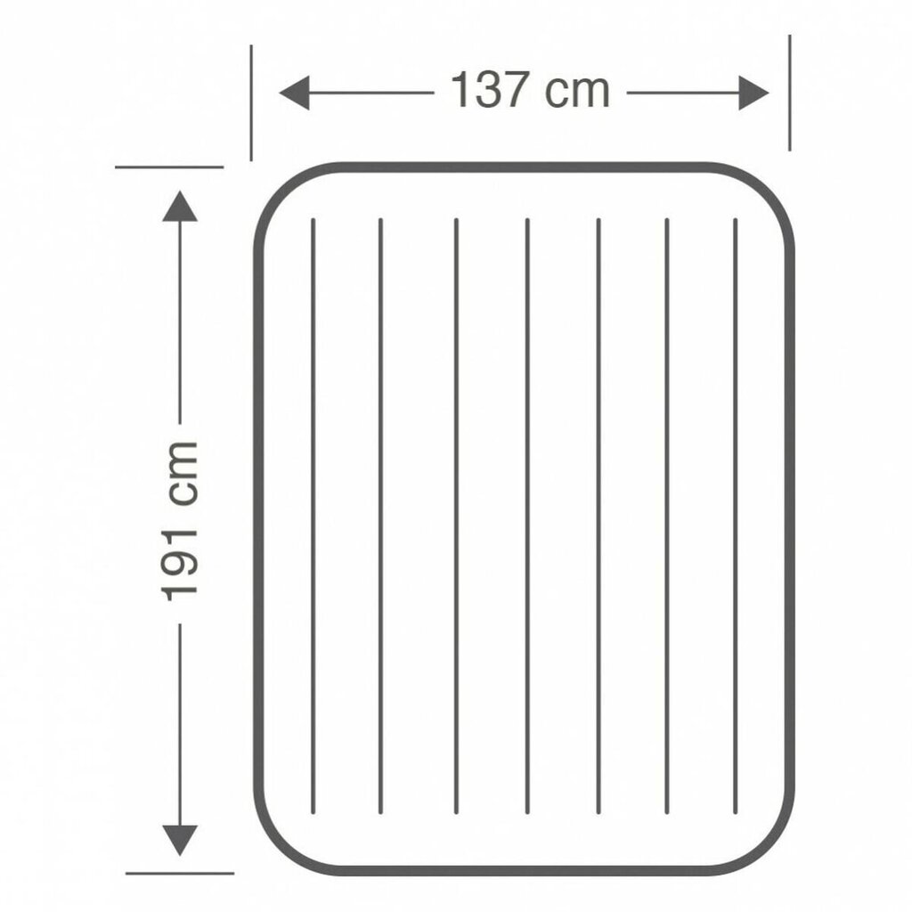 Ilmatäytteinen patja Intex, 137x25x191 cm hinta ja tiedot | Ilmapatjat | hobbyhall.fi