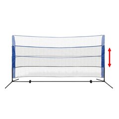 vidaXL Sulkapalloverkko Sulilla 300x155 cm hinta ja tiedot | Sulkapallo | hobbyhall.fi