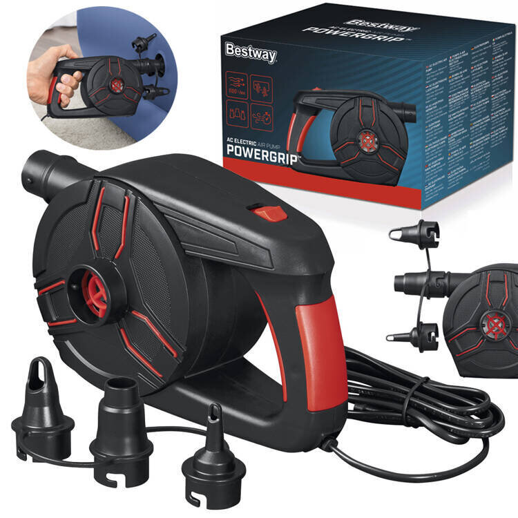 bestway powergrip pro ac -sähköpumppu hinta ja tiedot | Ilmapatjat | hobbyhall.fi