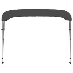 vidaXL 3-kaarinen bimini-kate antrasiitti 183x180x137 cm hinta ja tiedot | Lisävarusteet veneisiin ja kajakkeihin | hobbyhall.fi