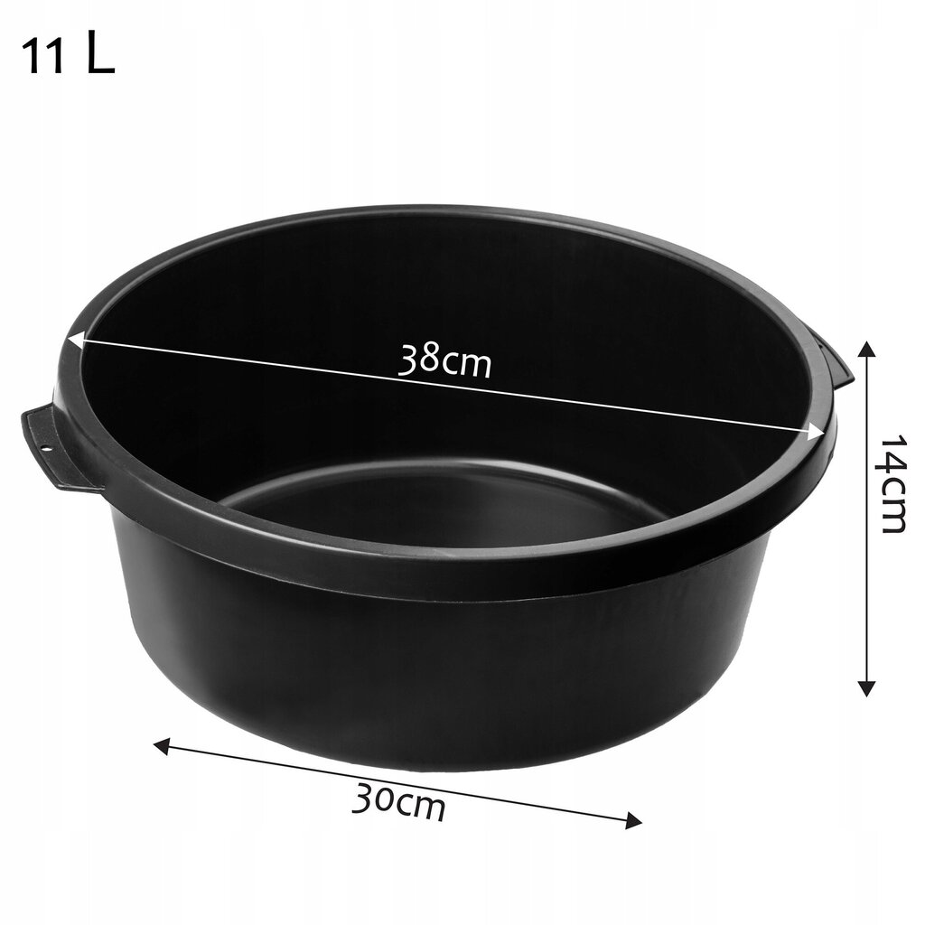 Construction Bowl Container Pyöreä, 11L, 3 kpl hinta ja tiedot | Käsityökalut | hobbyhall.fi