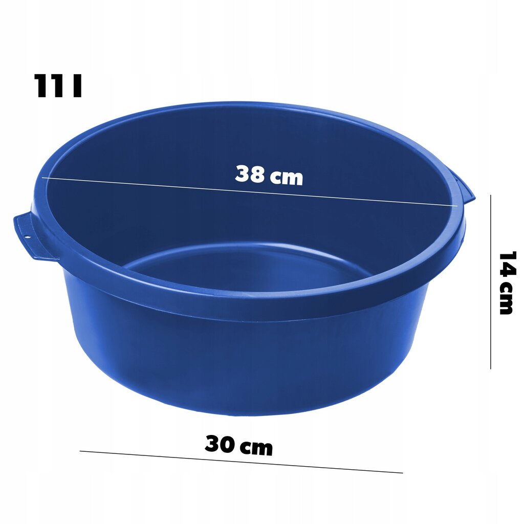 Construction Box Pyöreä laatikko Container Bowl 11L hinta ja tiedot | Käsityökalut | hobbyhall.fi