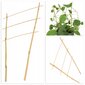 Pergola Support Bambu Tikkaat 45 cm 5 kpl hinta ja tiedot | Kukkatelineet ja kukkapöydät | hobbyhall.fi